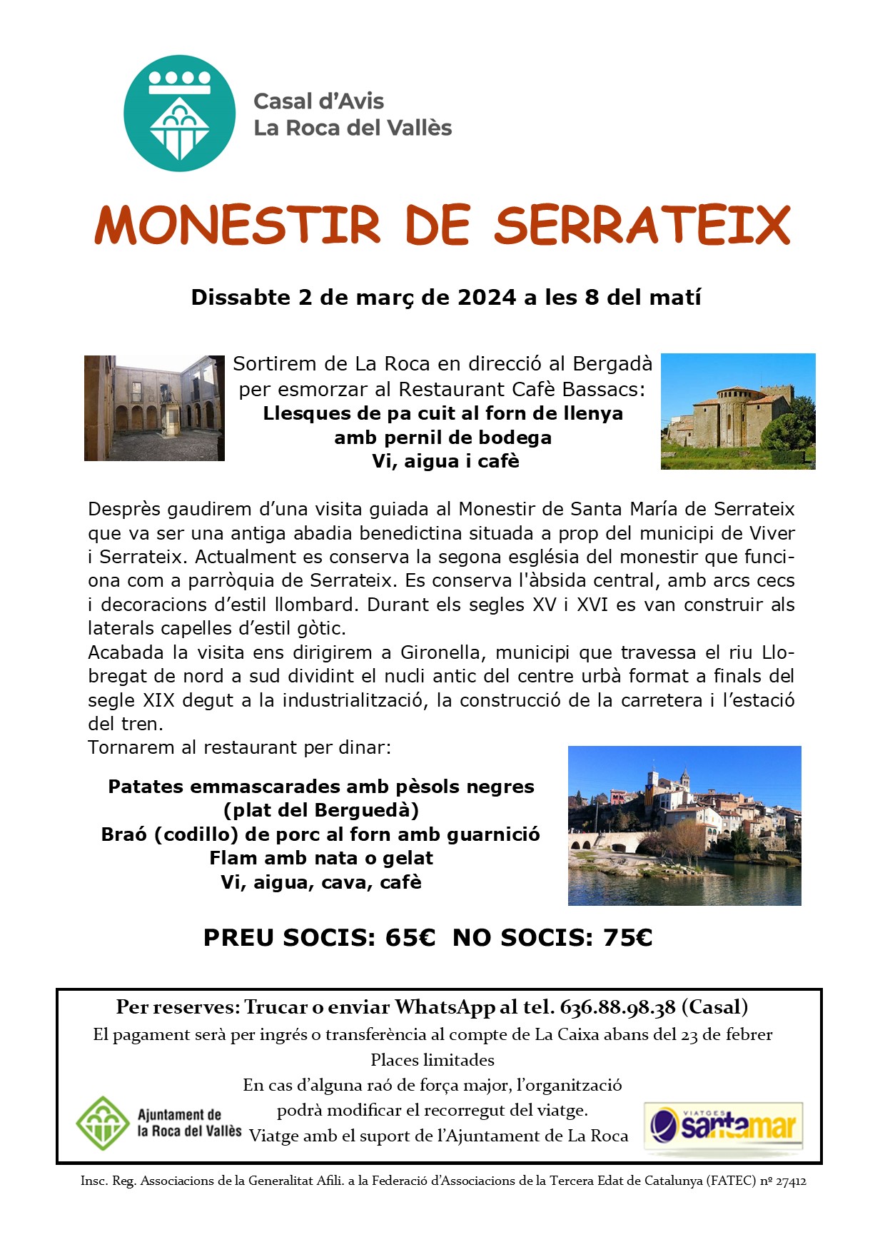 Excursió al Monestir de Serrateix