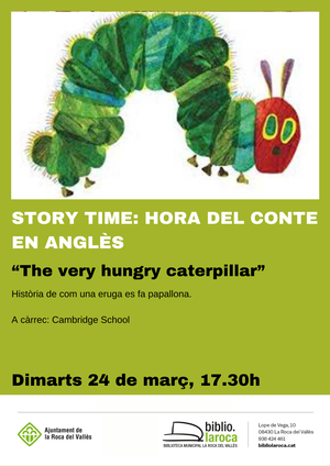 Story Time: Hora del conte en angl&egrave;s