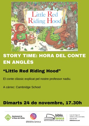 Story Time (Hora del conte en angl&egrave;s): 