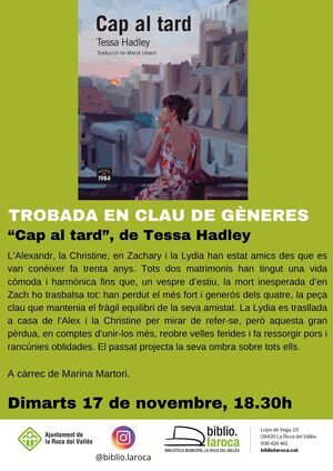 Trobada en clau de g&egrave;neres: “Cap al tard” a la biblioteca