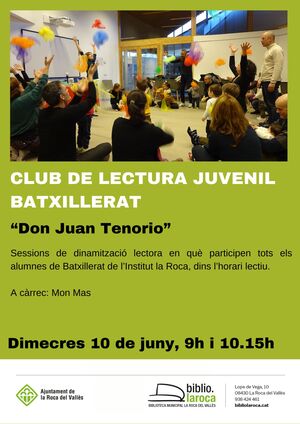 Club de lectura juvenil Batxillerat: 