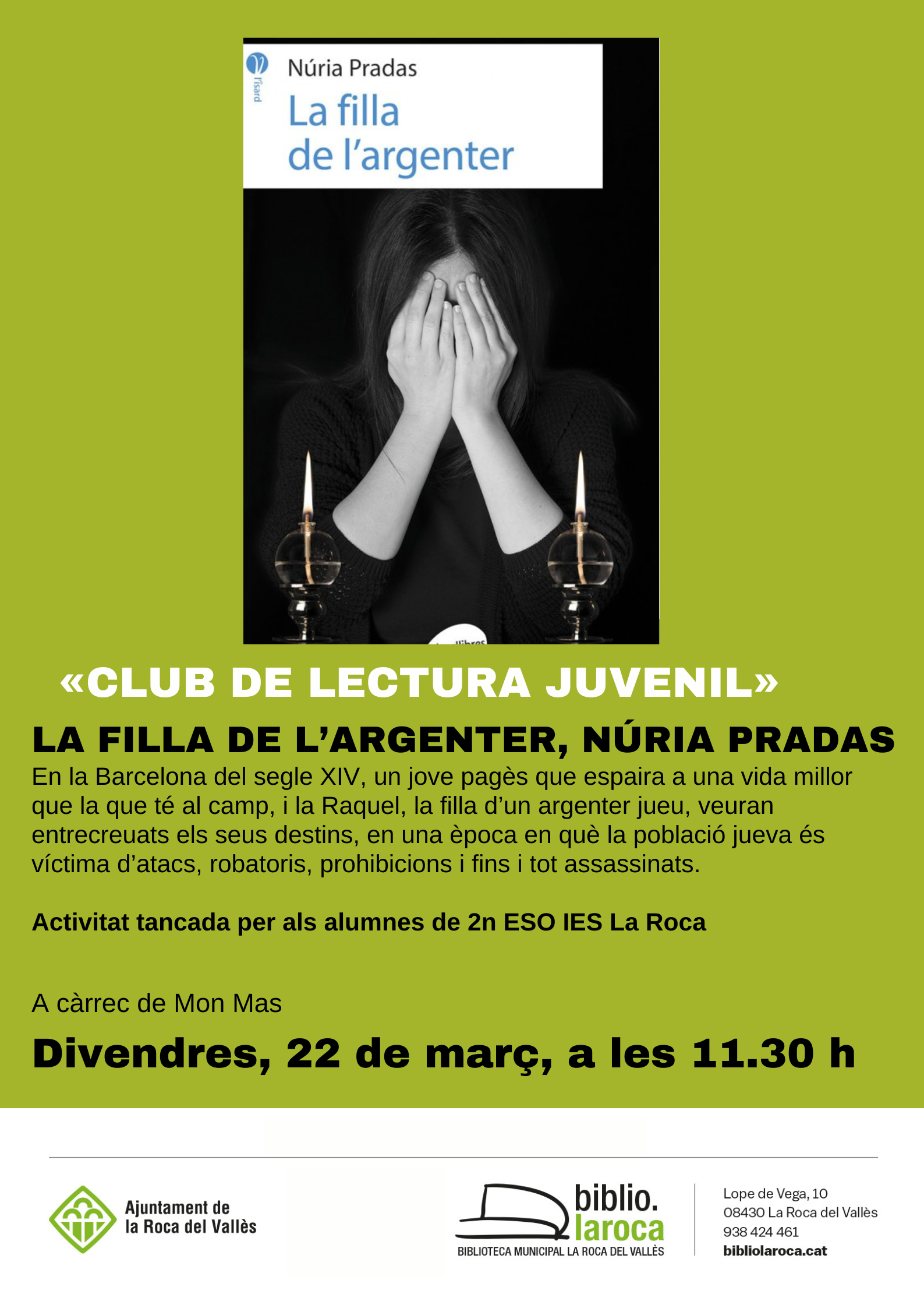 Club de lectura Juvenil: Filla de l'argenter