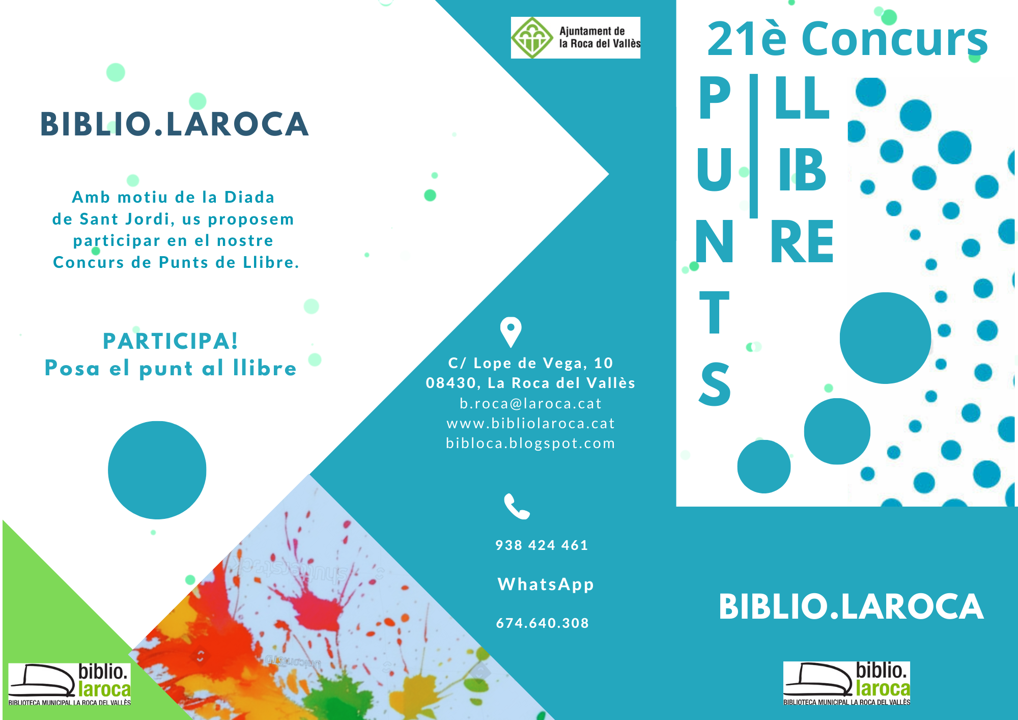 21è Concurs de Punts de Llibre de Biblio.laroca