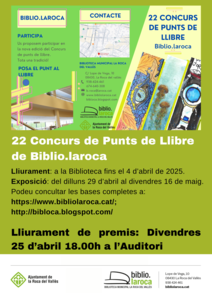 22 Concurs de Punts de llibre de Biblio.laroca
