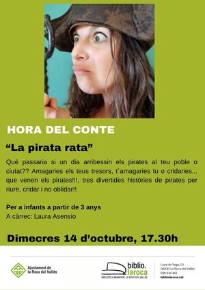 Hora del conte: "La pirata rata"