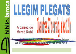 Llegim plegats