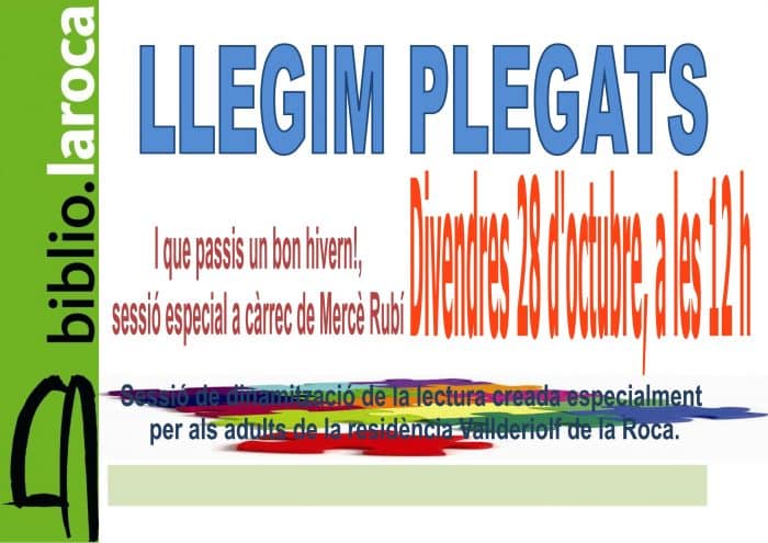 Llegim plegats, activitat de dinamització lectora