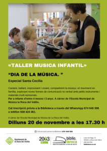 Taller infantil música Santa Cecília