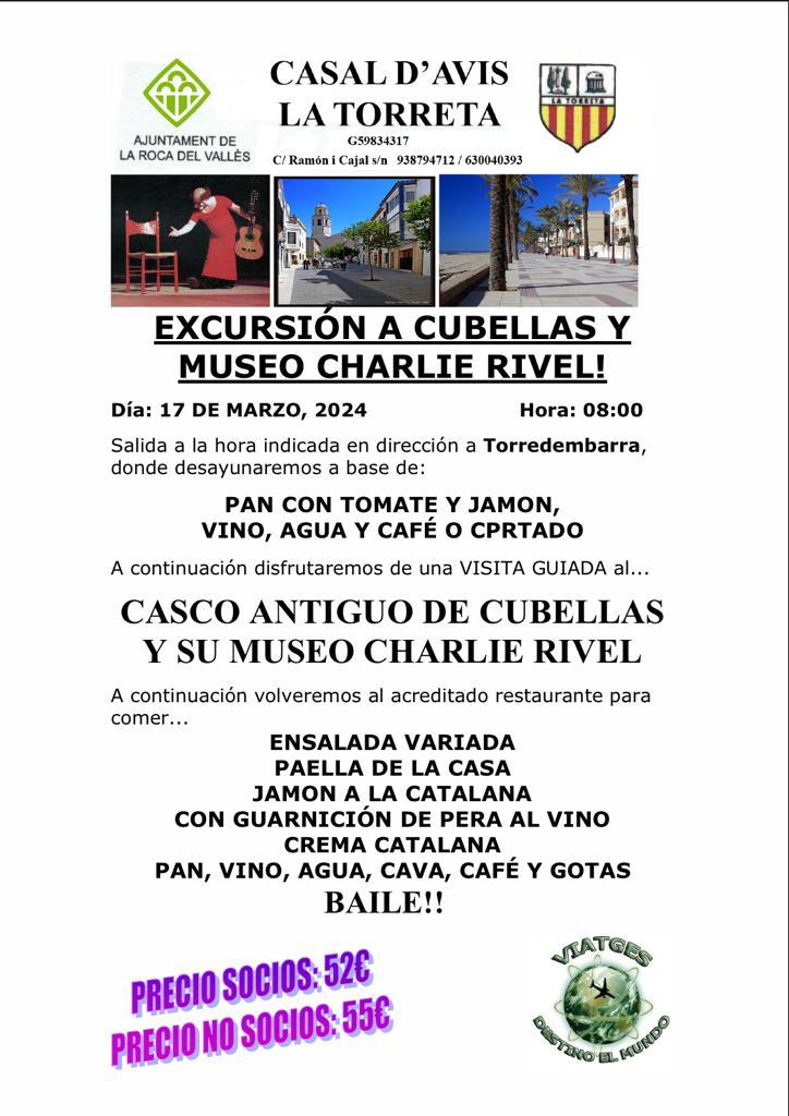 Excursió a Cubelles i Museu Charlie Rivel