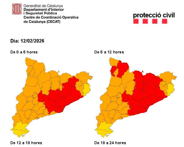 Alerta VENTCAT - Suspensió activitats