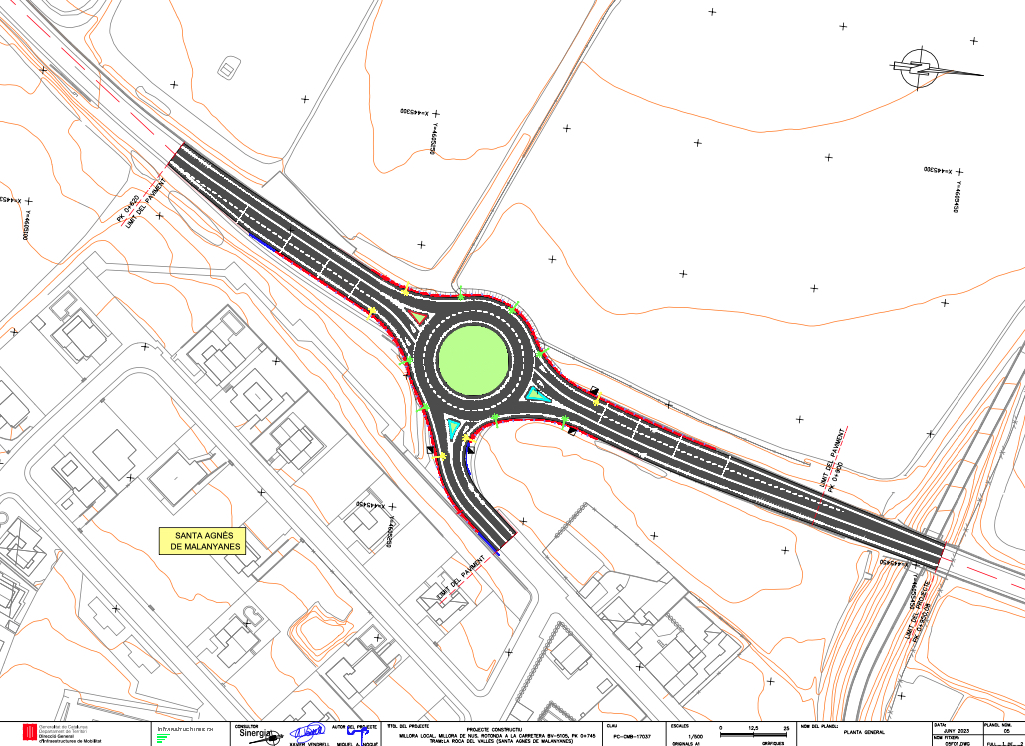 La Generalitat licita la futura rotonda d'accés a Santa Agnès, que estarà acabada entre setembre i octubre del 2024