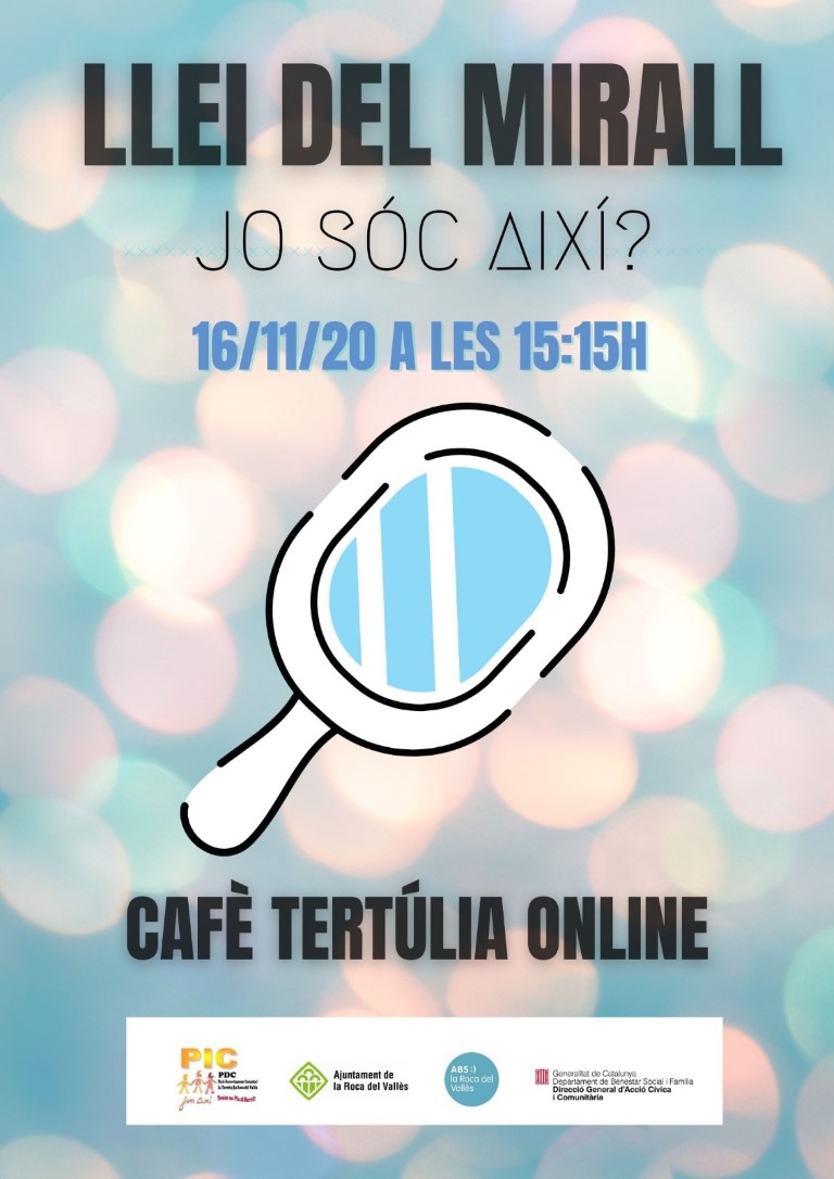 ACTIVITAT ONLINE: Cafè tertúlia 