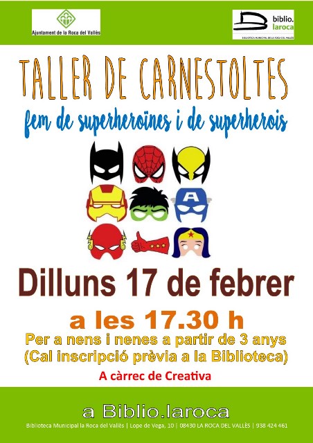 Taller infantil de CARNESTOLTES