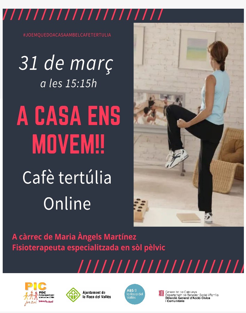 ON LINE: Cafè tertúlia, A CASA ENS MOVEM!!!