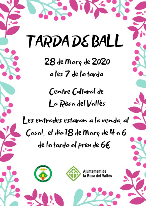 ANUL·LAT Tarda de Ball