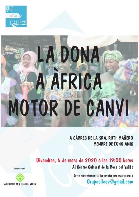 Xerrada "La dona a Àfrica motor de canvi