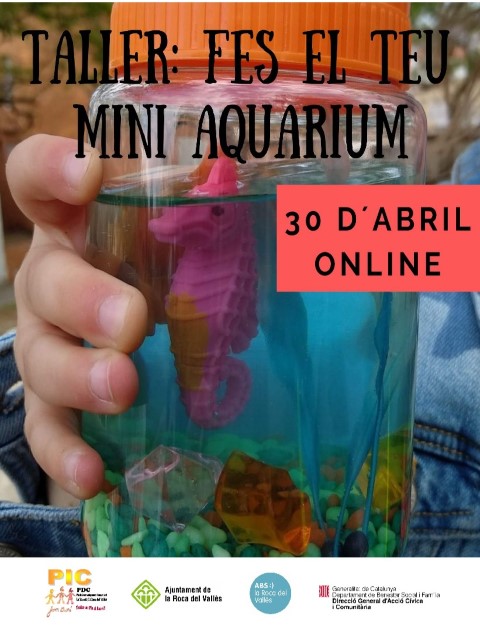 ACTIVITAT ONLINE: Taller de la Setmana de la Justícia Global: Fem un MINI AQUÀRIUM