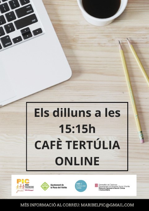 ACTIVITAT ONLINE- Cafè tertúlia: 