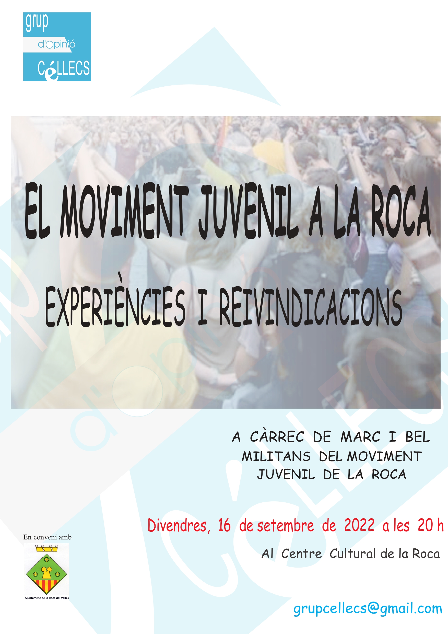 MOVIMENT JUVENIL A LA ROCA. EXPERIÈNCIES I REIVINDICACIONS