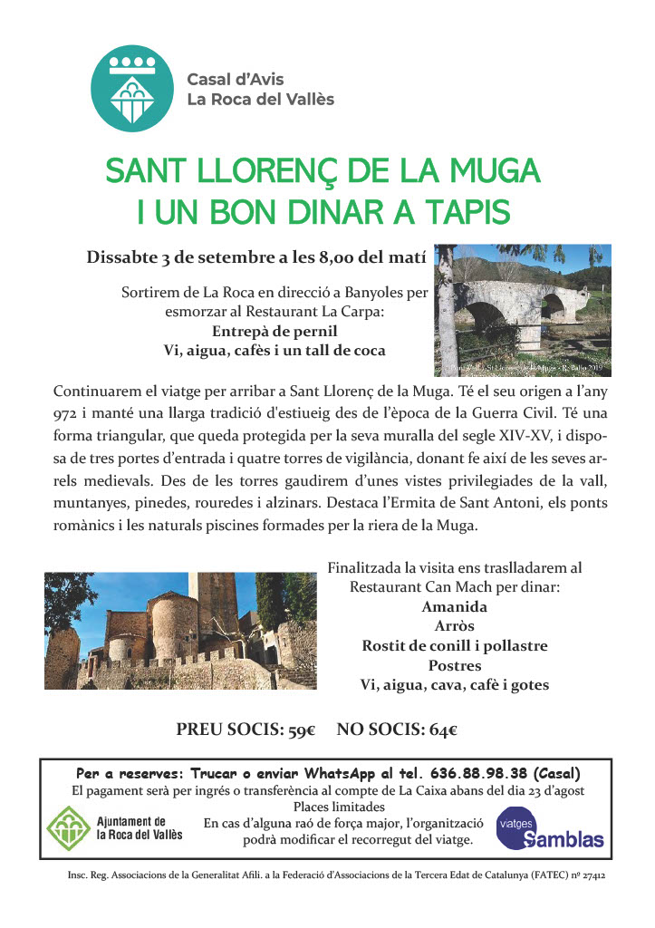 SANT LLORENÇ DE LA MUGA I  DINAR A TAPIS