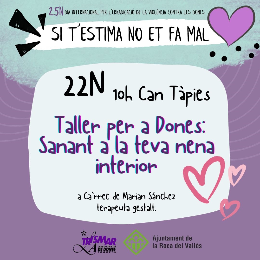 Taller per a Dones: Sanant  a la teva nena interior