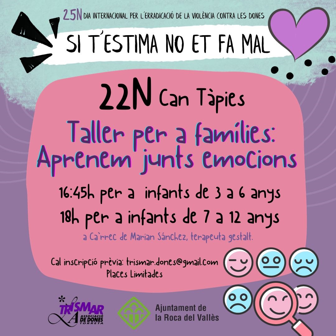 Taller per a Famílies: Aprenem junts emocions
