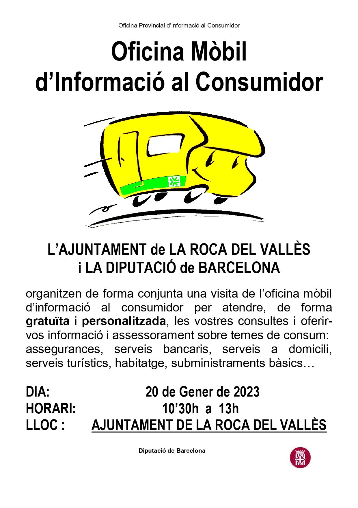 Visita Oficina Mòbil d'Informació al Consumidor