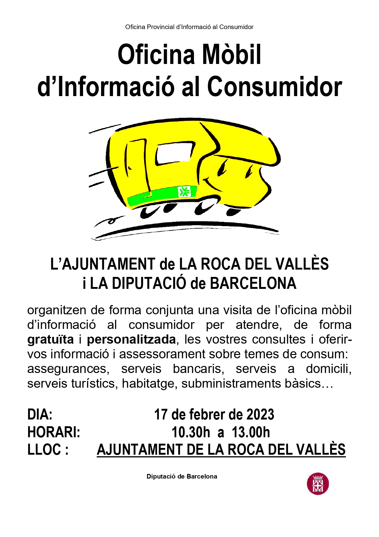 Visita Oficina Mòbil d'Informació al Consumidor