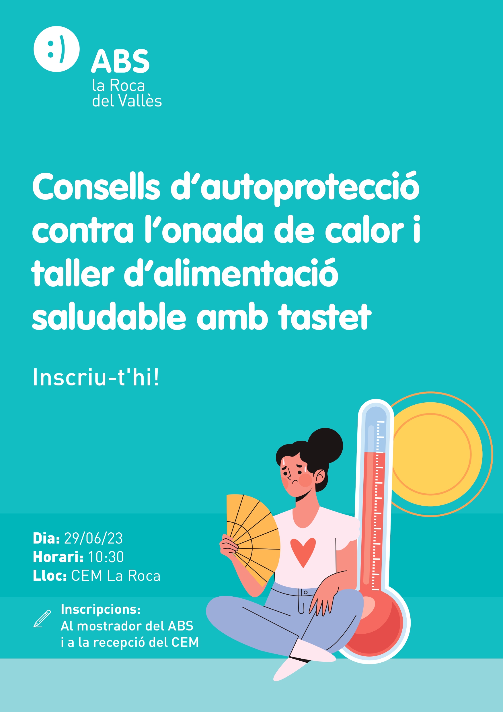 Taller de consells d'autoprotecció de l'onada de calor i taller d'alimentació saludable 