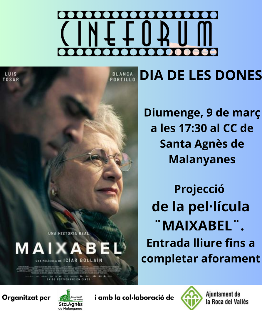 Cinefòrum - Sta. Agnès de Malanyanes