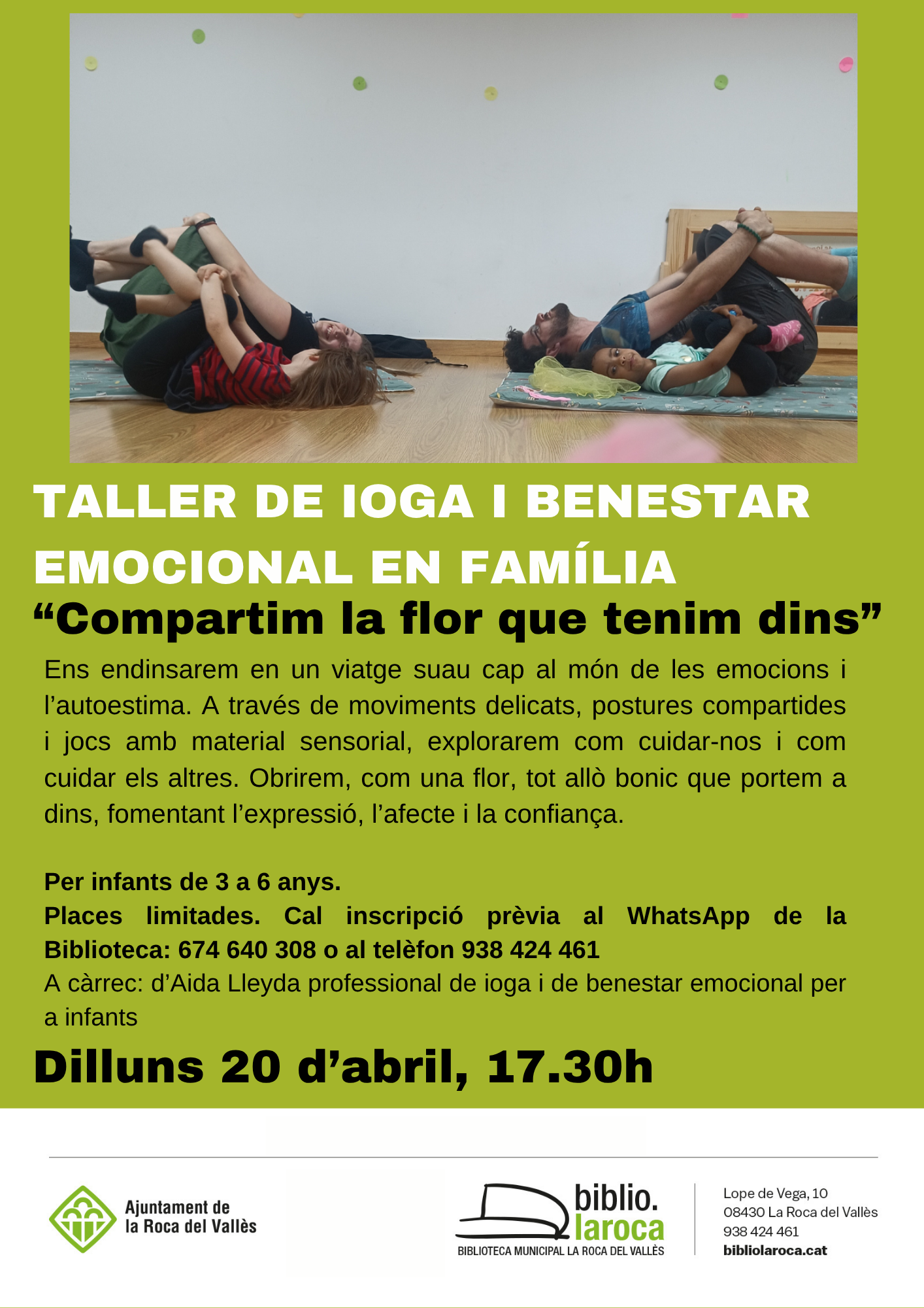Taller de Ioga en família
