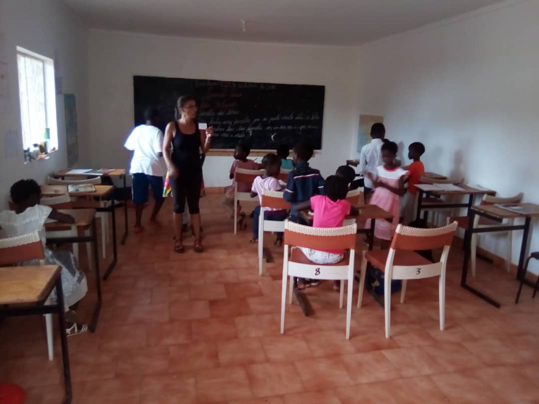 Imatge del projecte de rehabilitació de l'escola taller de Bisselanca (Guinea Bissau)