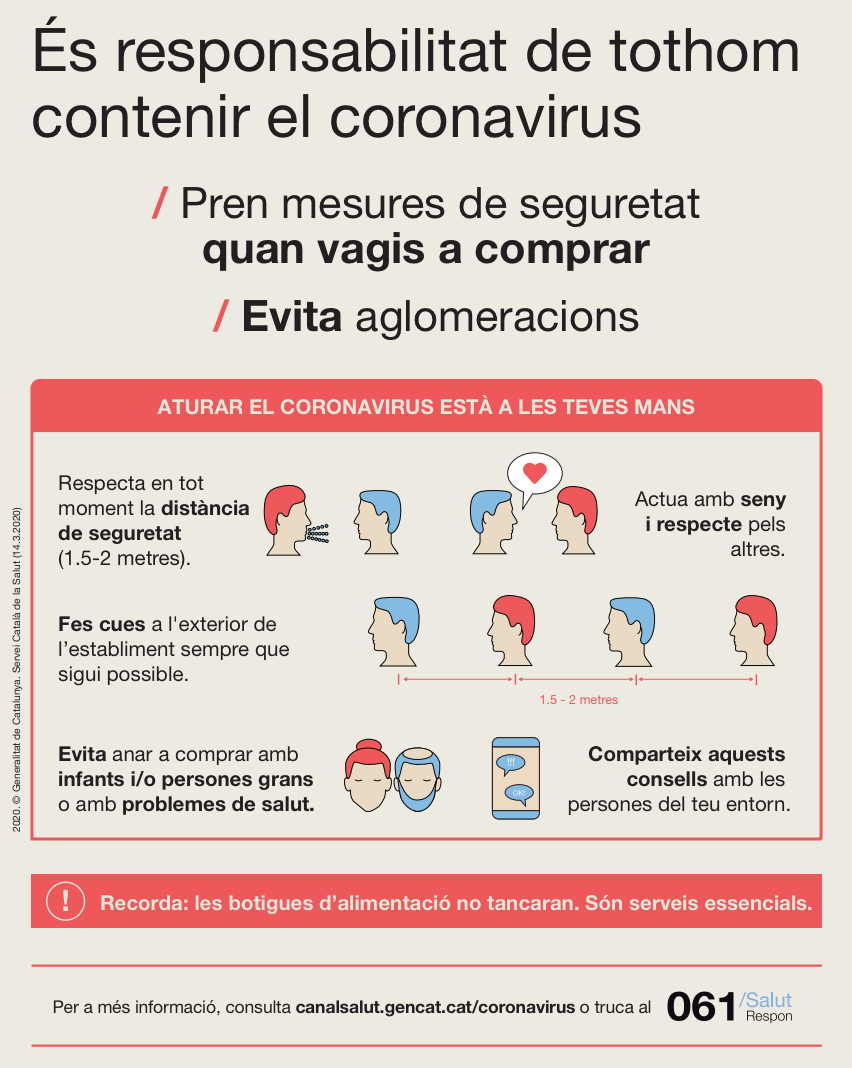 Material dissenyat pel departament de Salut de la Generalitat