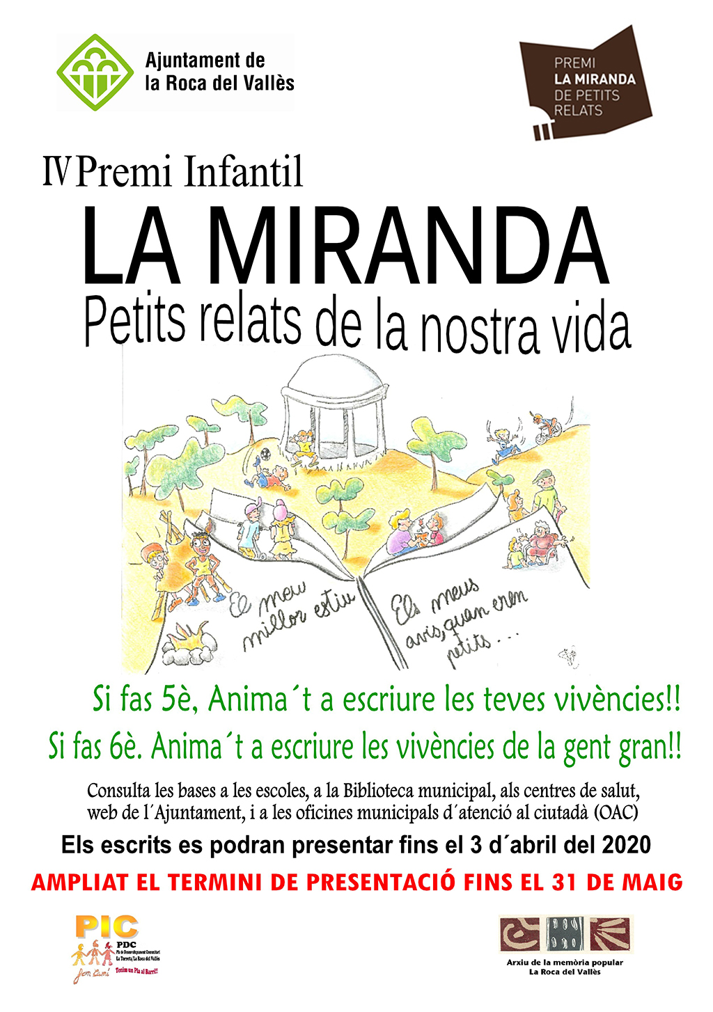 Tots els relats queden desats a l'Arxiu de la Memòria