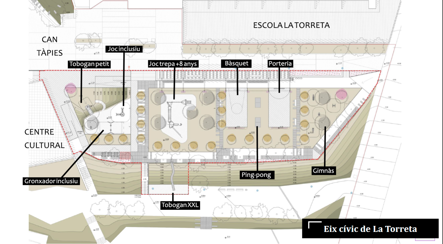 Les obres de la segona fase de l'Eix Cívic de la Torreta començaran al gener