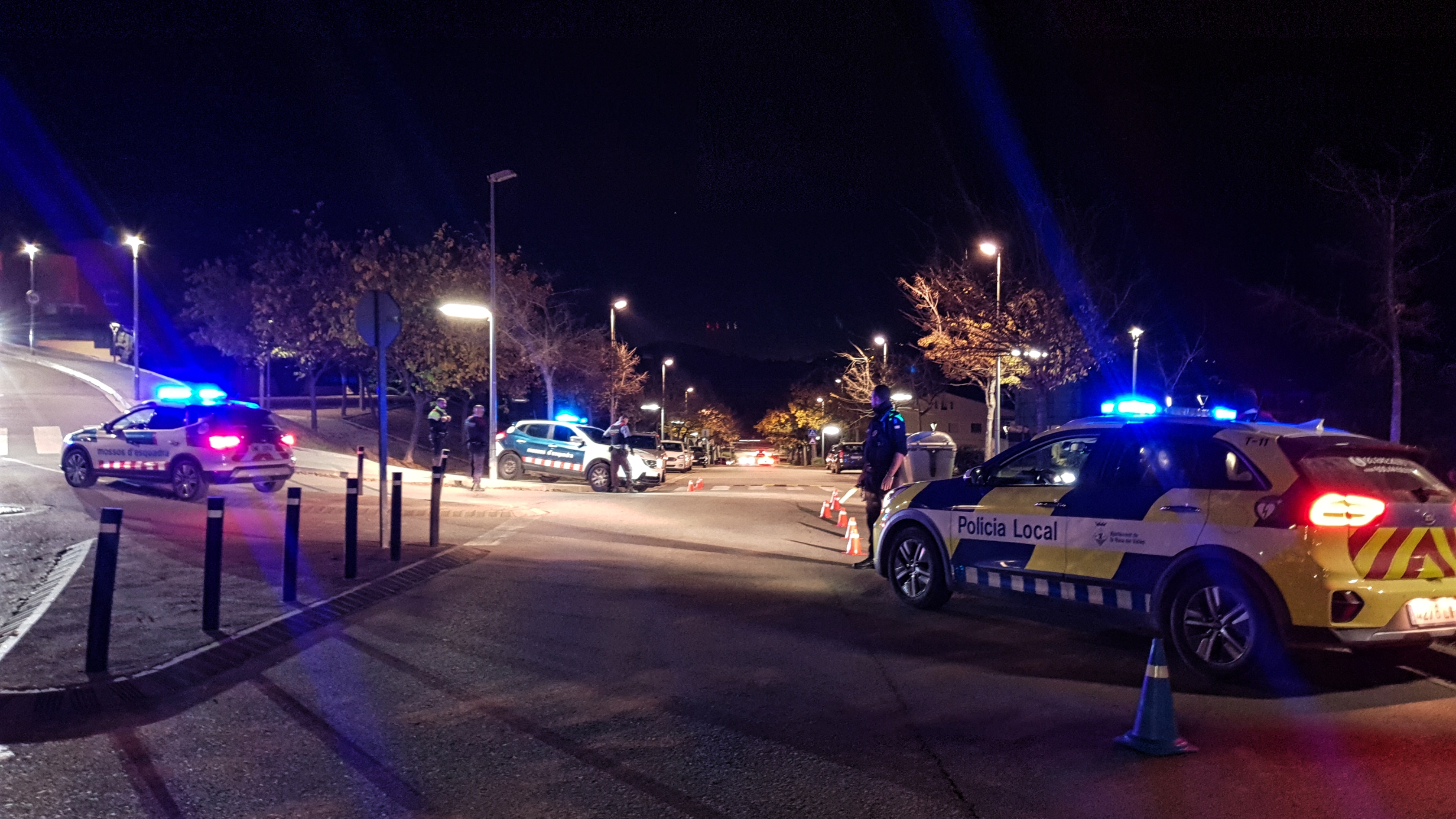 Policia Local i Mossos d'Esquadra estableixen controls preventius als accessos als nuclis de població