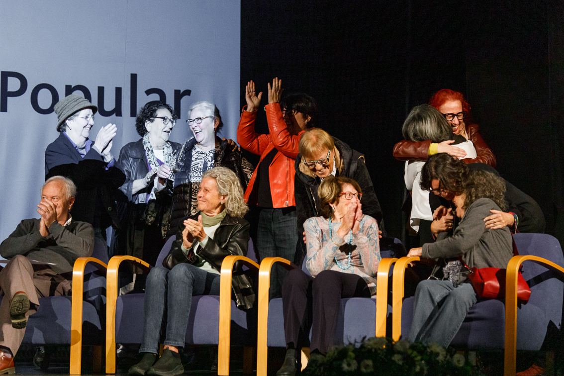 Moment en que les guanyadores coneixen el veredicte del Jurat