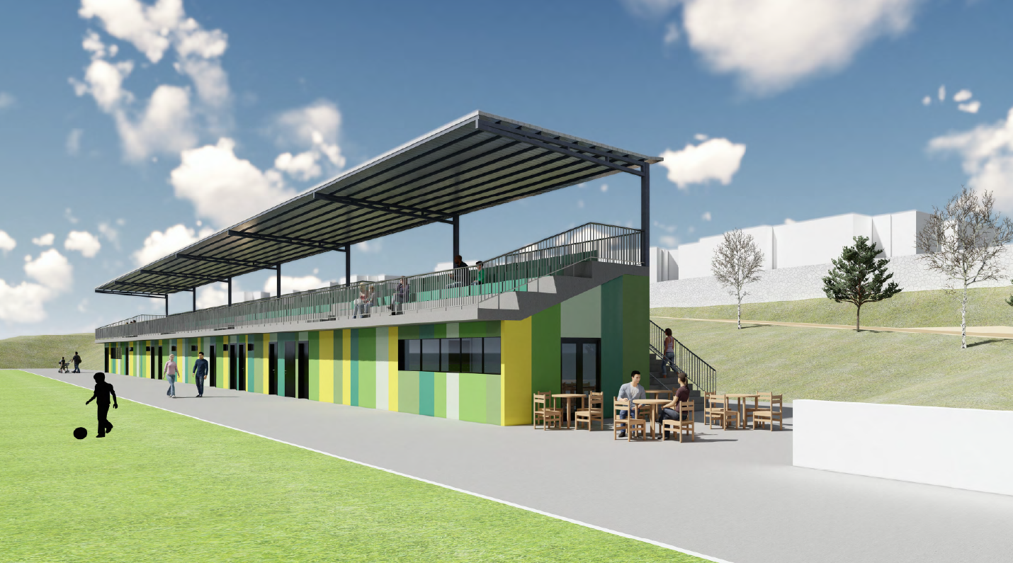 L'Ajuntament vol millorar les instal·lacions del camp de futbol municipal de Santa Agnès amb la construcció d'un edifici de vestidors i lavabos
