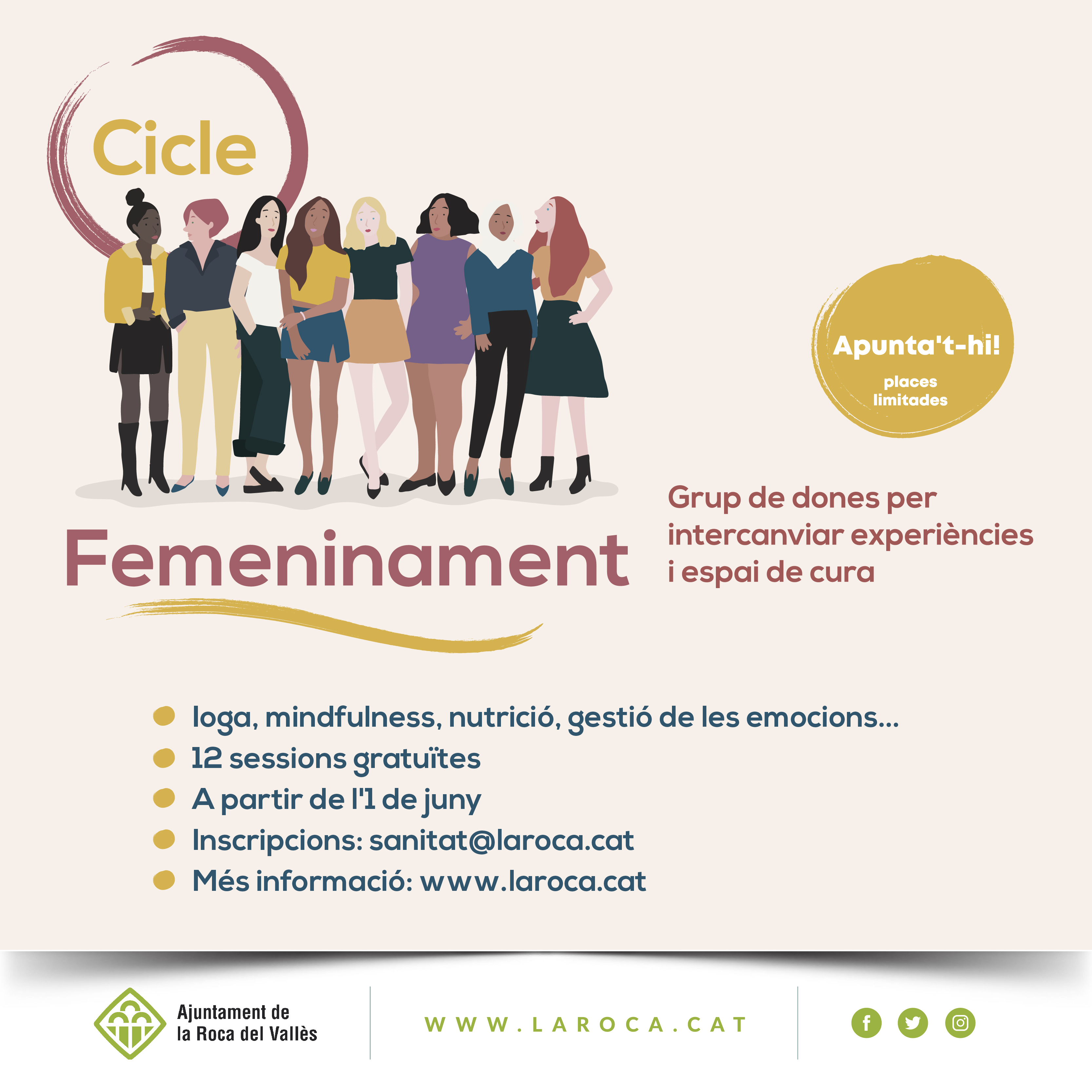 Es posa en marxa el grup de dones i espai de cura Femeninament	