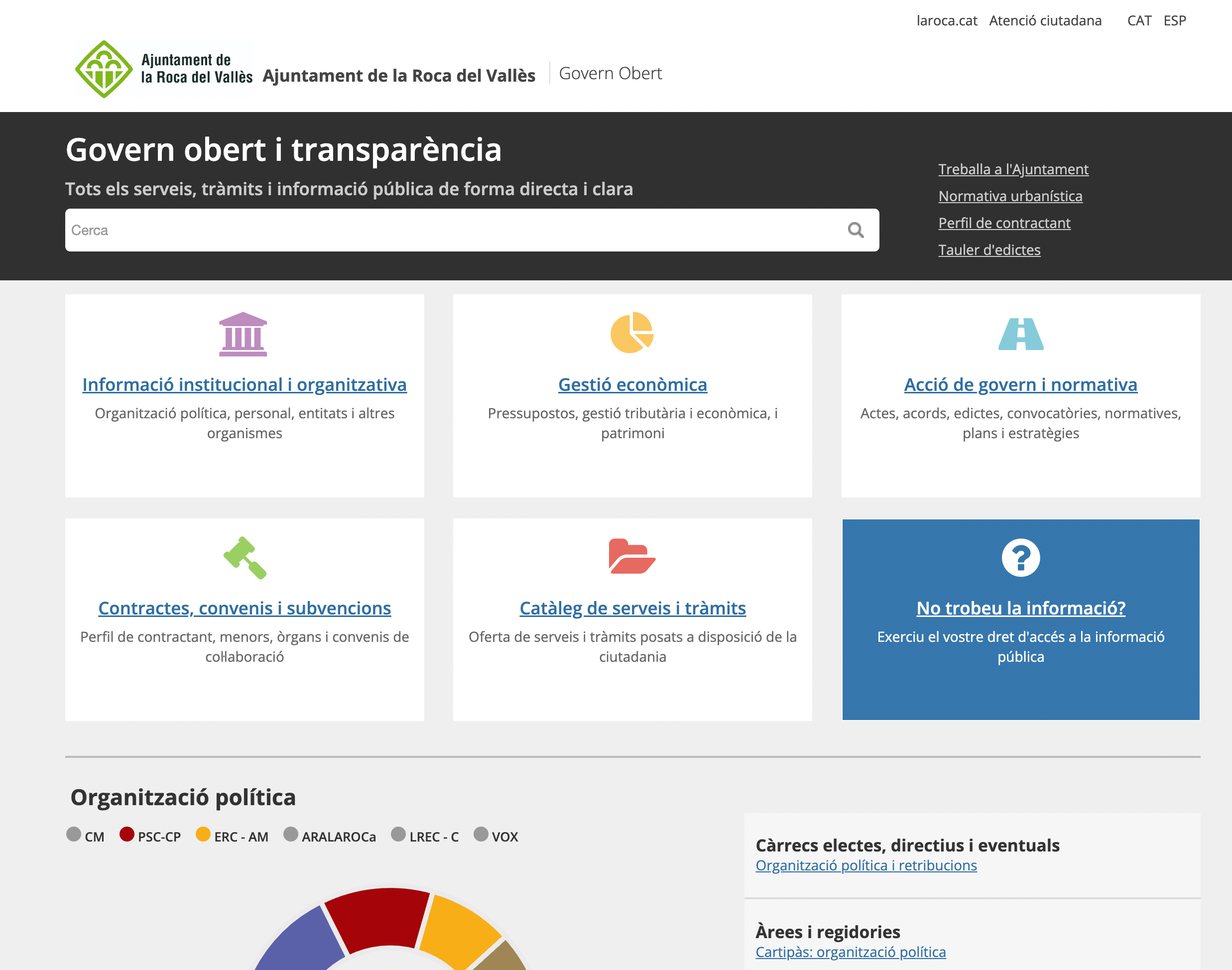 L'Ajuntament donarà un nou impuls al govern obert i la transparència municipal