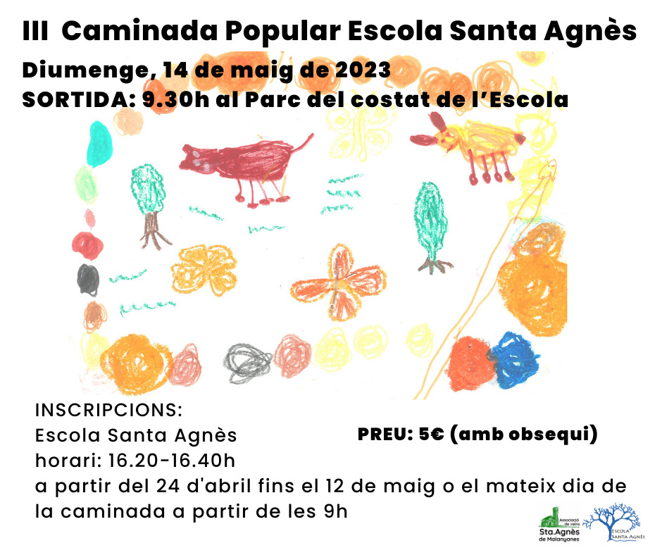 III Caminada Popular Escola Santa Agnès