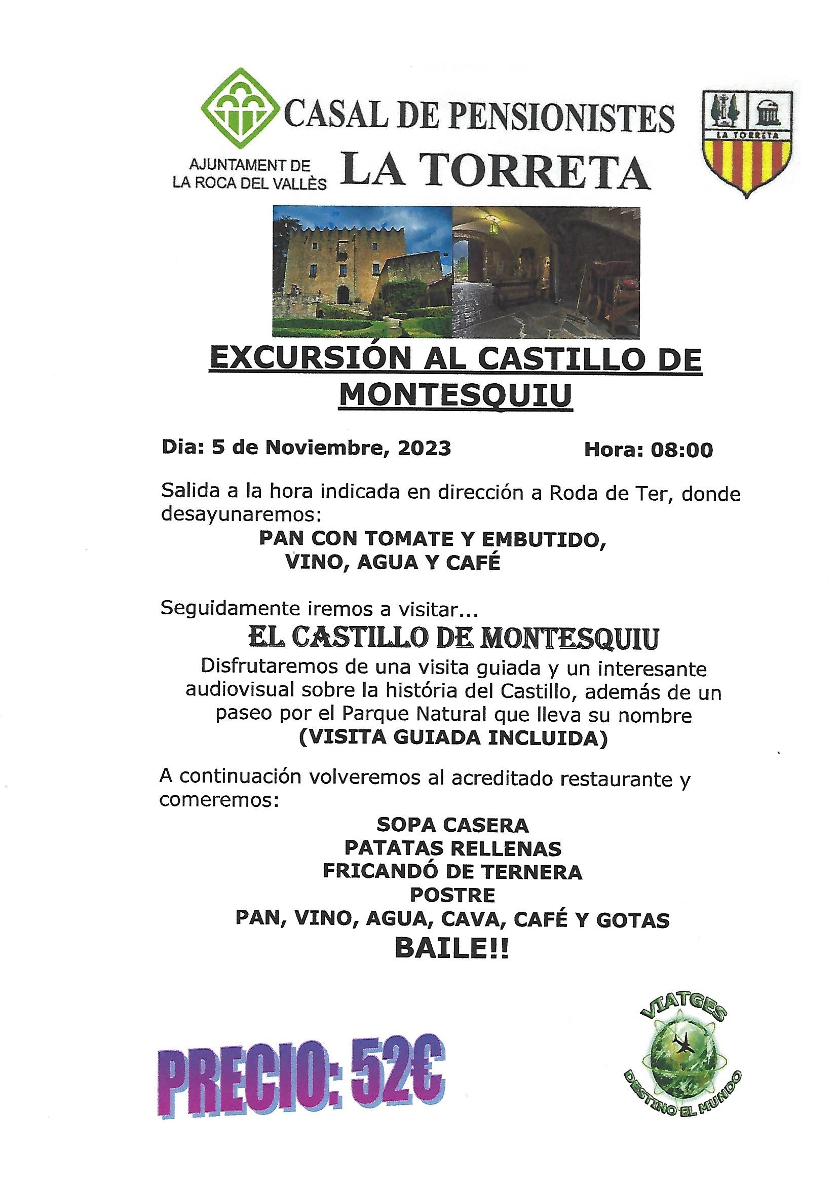 Excursió al Castell de Montesquiu