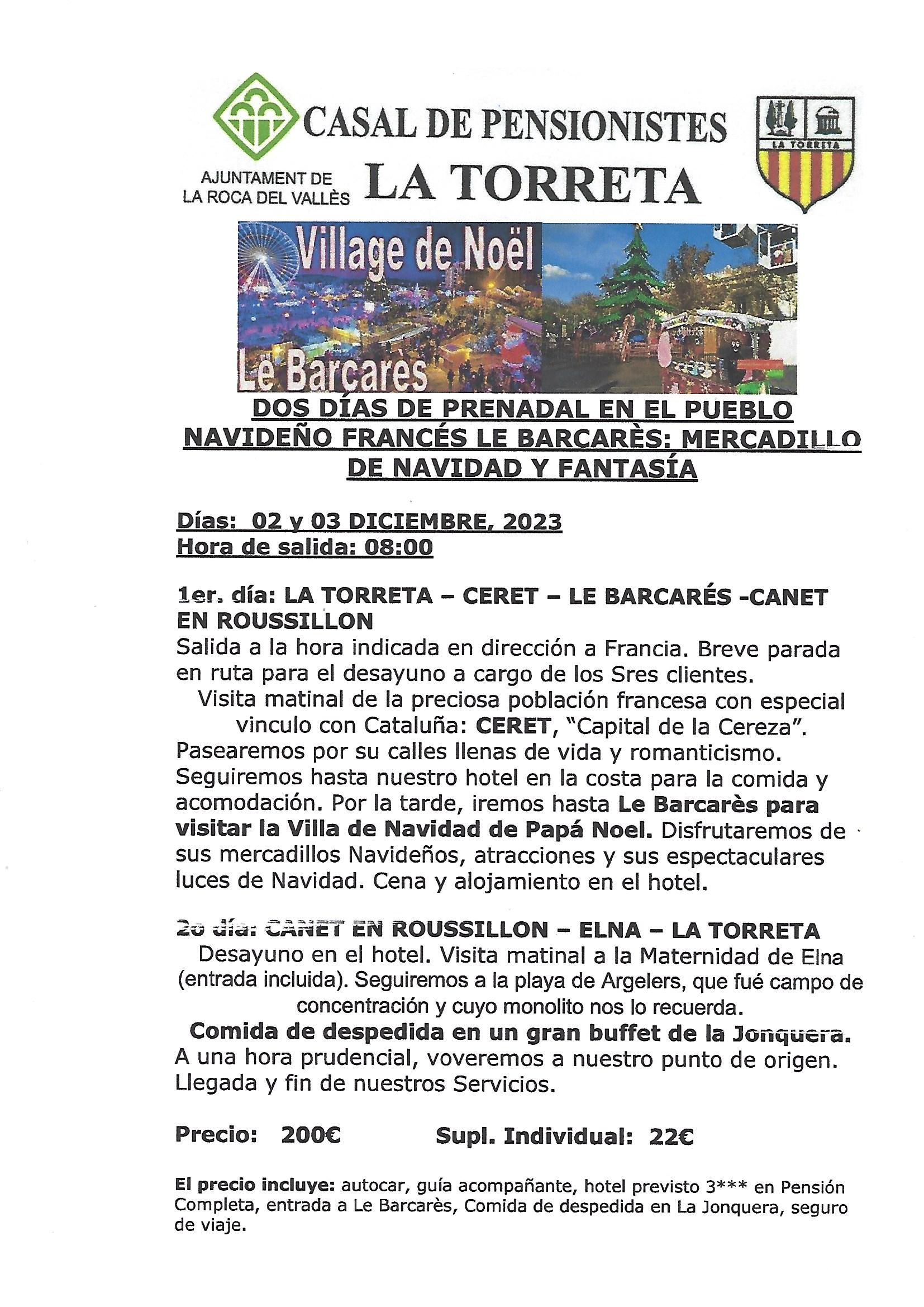 Dos dies de pre Nadal al Village de Noël de Le Barcarès