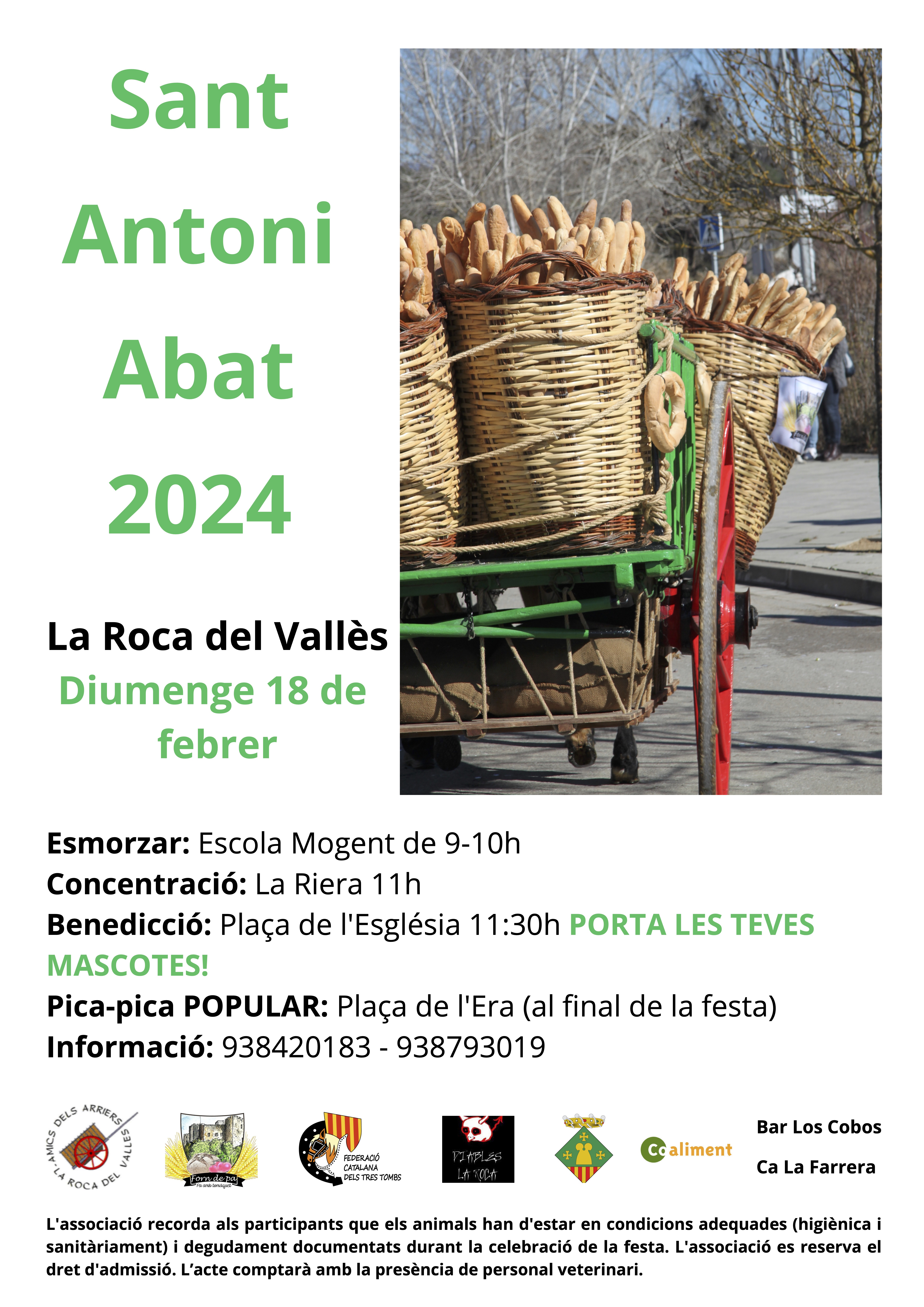 La festa dels Tres Tombs arriba el 18 de febrer a la Roca del Vallès 