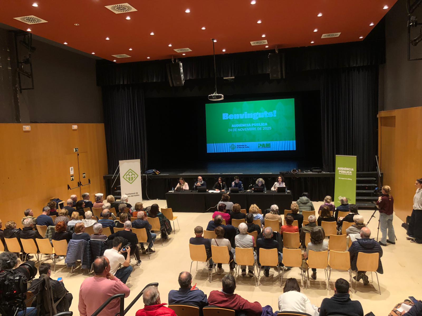 L'Ajuntament celebra l'Audiència Pública del 24 de novembre presentant el balanç d'acció de govern, l'estat de les inversions 2025 i el projecte de l'Espai de la Gent Gran