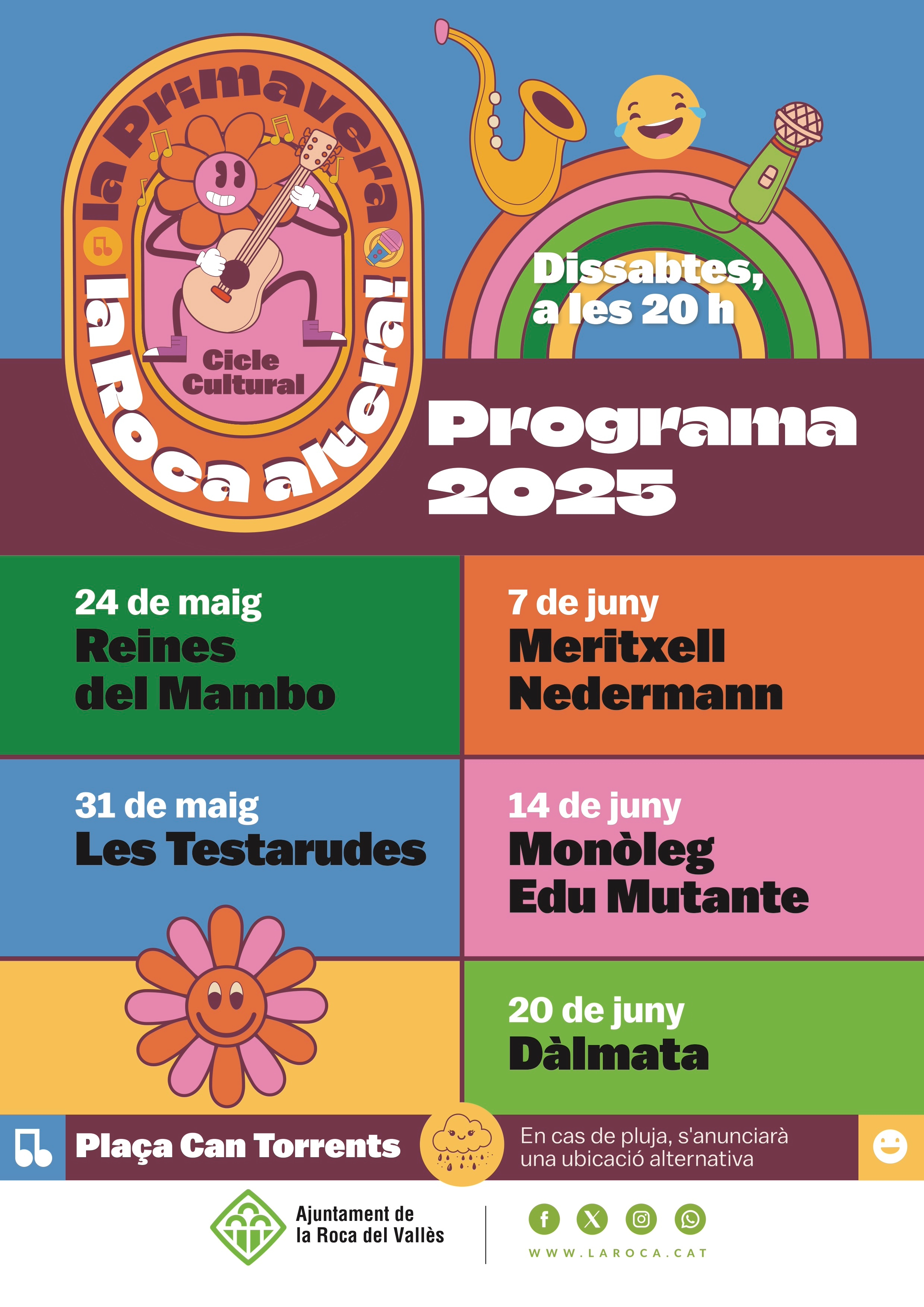 La Roca del Vallès dona la benvinguda a la primavera amb música i humor a la plaça de Can Torrents