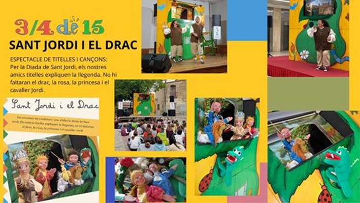 Espectacle de titelles: Sant Jordi i el drac
