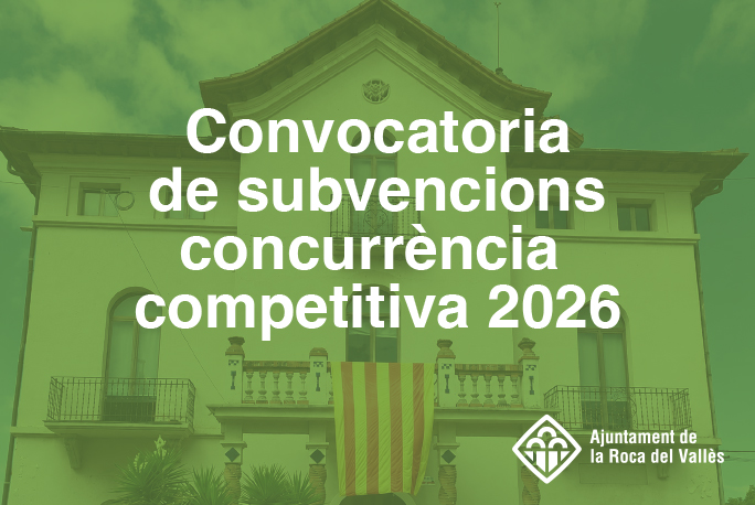 Oberta la convocatòria de subvencions, modalitat concurrència competitiva per donar suport a les entitats roqueroles